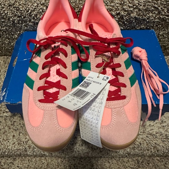 adidas gazelle silver green womens Women's Gazelle Indoor main image 0